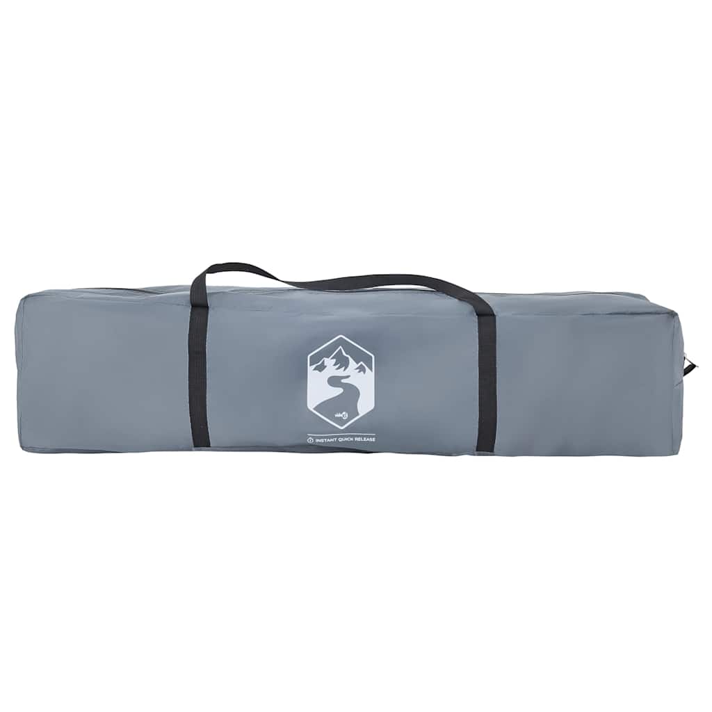 vidaXL Σκηνή Κάμπινγκ με Θόλο 4 Ατ. Ταχείας Απελευθέρωσης Γκρι/Πράσινο