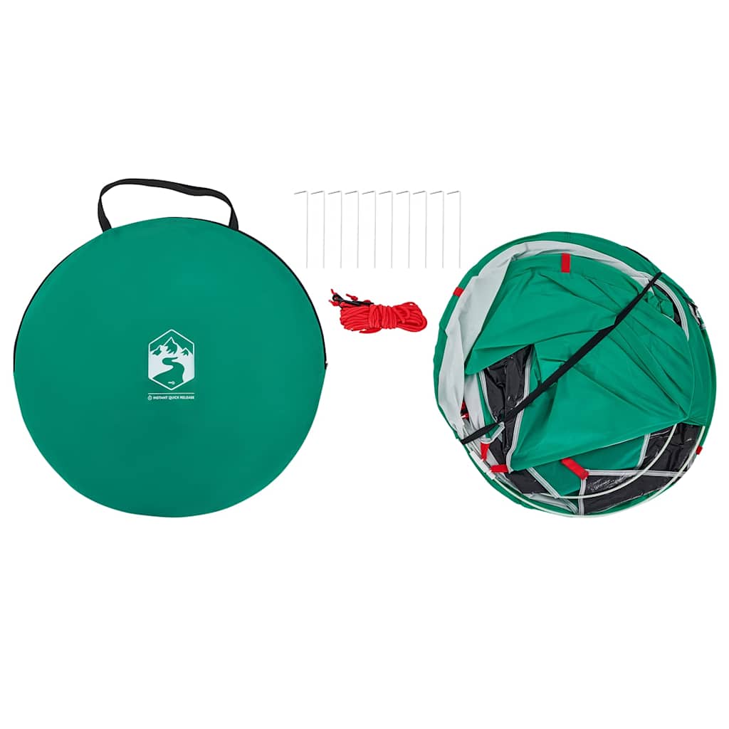 vidaXL Σκηνή Παραλίας Pop Up Γαλαζοπράσινη Αδιάβροχη