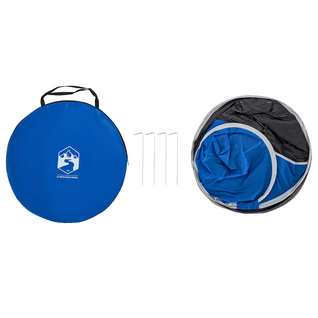 vidaXL Σκηνή Παραλίας Pop Up Μπλε Αζούρ Αδιάβροχη