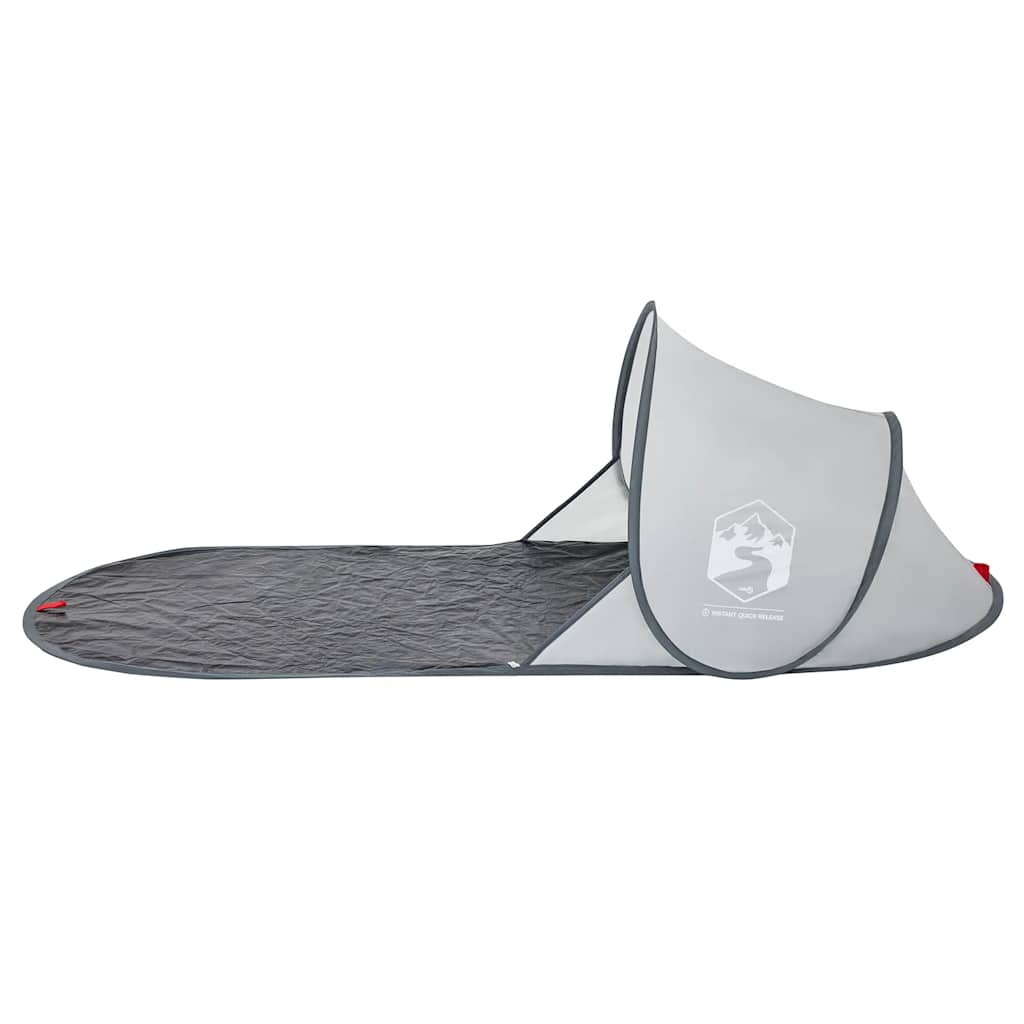 vidaXL Σκηνή Γκρι Pop Up Γαλαζοπράσινη Αδιάβροχη