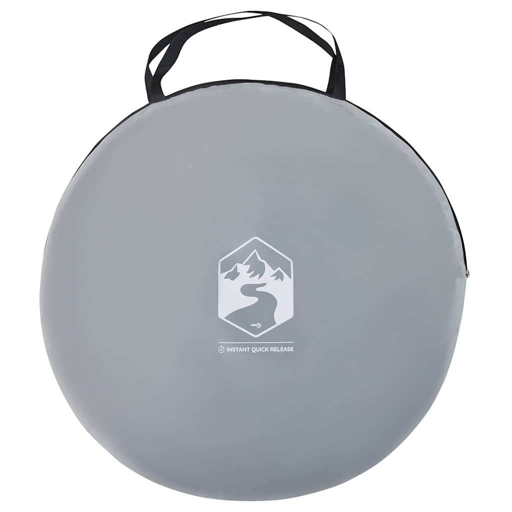 vidaXL Σκηνή Γκρι Pop Up Γαλαζοπράσινη Αδιάβροχη