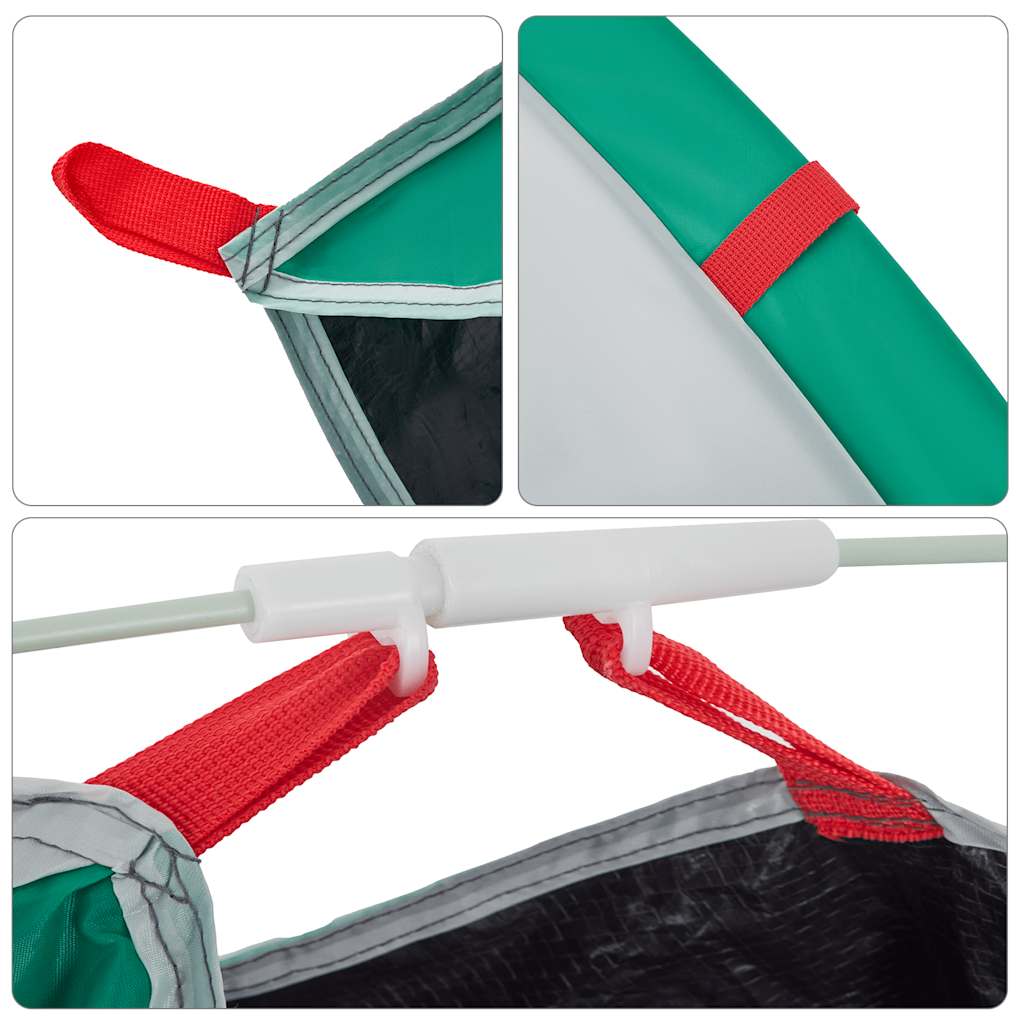 vidaXL Σκηνή Παραλίας Pop Up 2 Ατόμων Αδιάβροχη Γαλαζοπράσινο