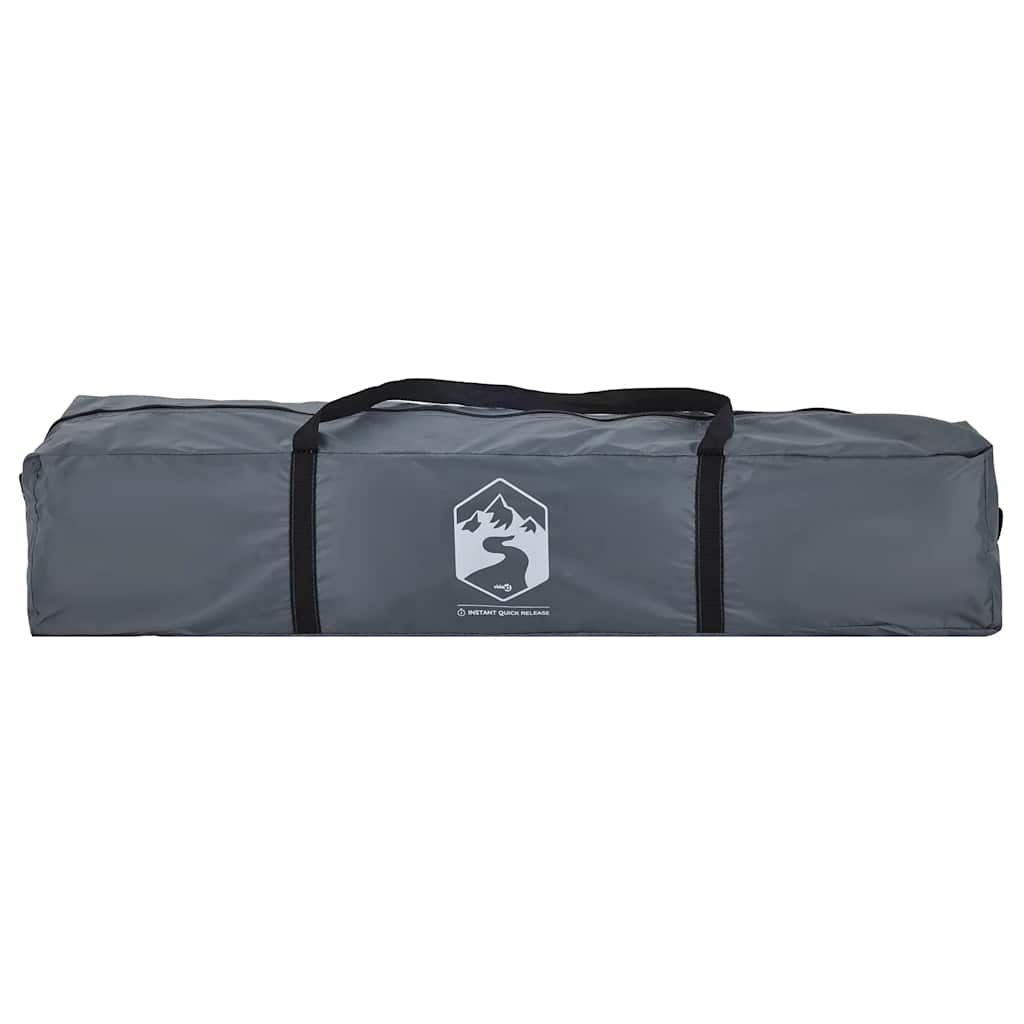 vidaXL Σκηνή Κάμπινγκ με Θόλο 4 Ατ. Ταχείας Απελευθέρωσης Γκρι/Πράσινο