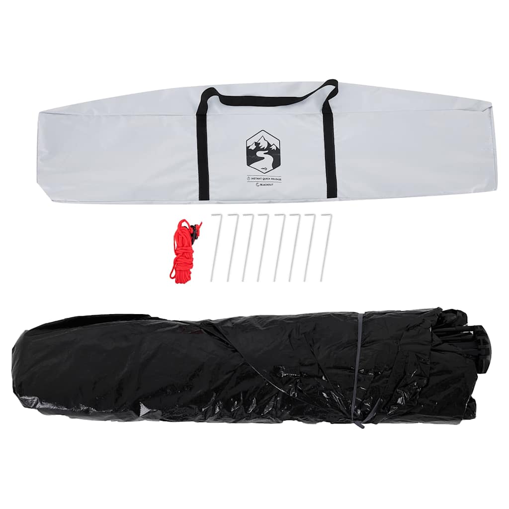 vidaXL Σκηνή Κάμπινγκ με Θόλο 5 Ατόμων Λευκή από Ύφασμα Συσκότισης