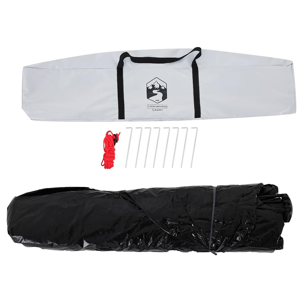 vidaXL Σκηνή Κάμπινγκ με Θόλο 2 Ατόμων Λευκή από Ύφασμα Συσκότισης