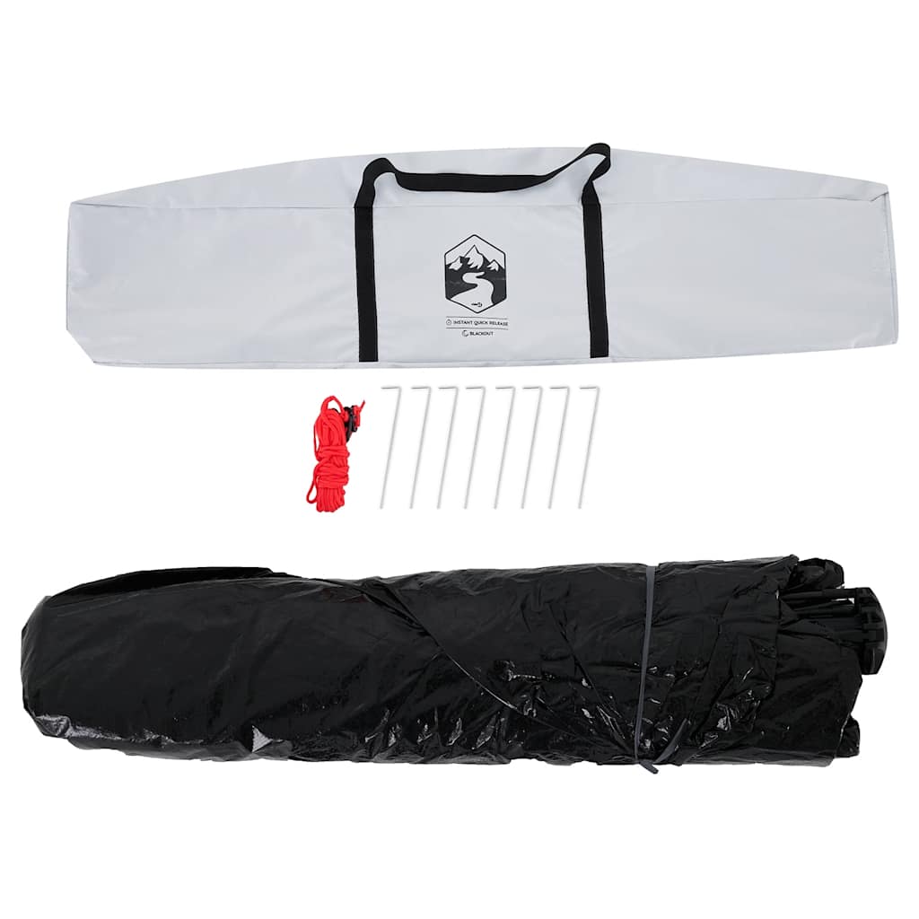 vidaXL Σκηνή Κάμπινγκ με Θόλο 3 Ατόμων Λευκή από Ύφασμα Συσκότισης