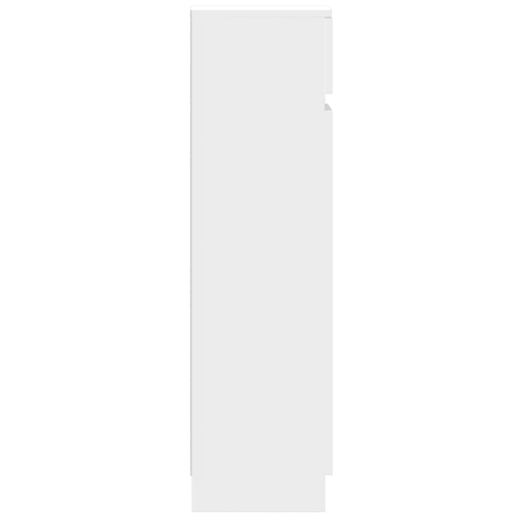 vidaXL Παπουτσοθήκη Λευκή 100,5x28x100 εκ. από Επεξεργασμένο Ξύλο
