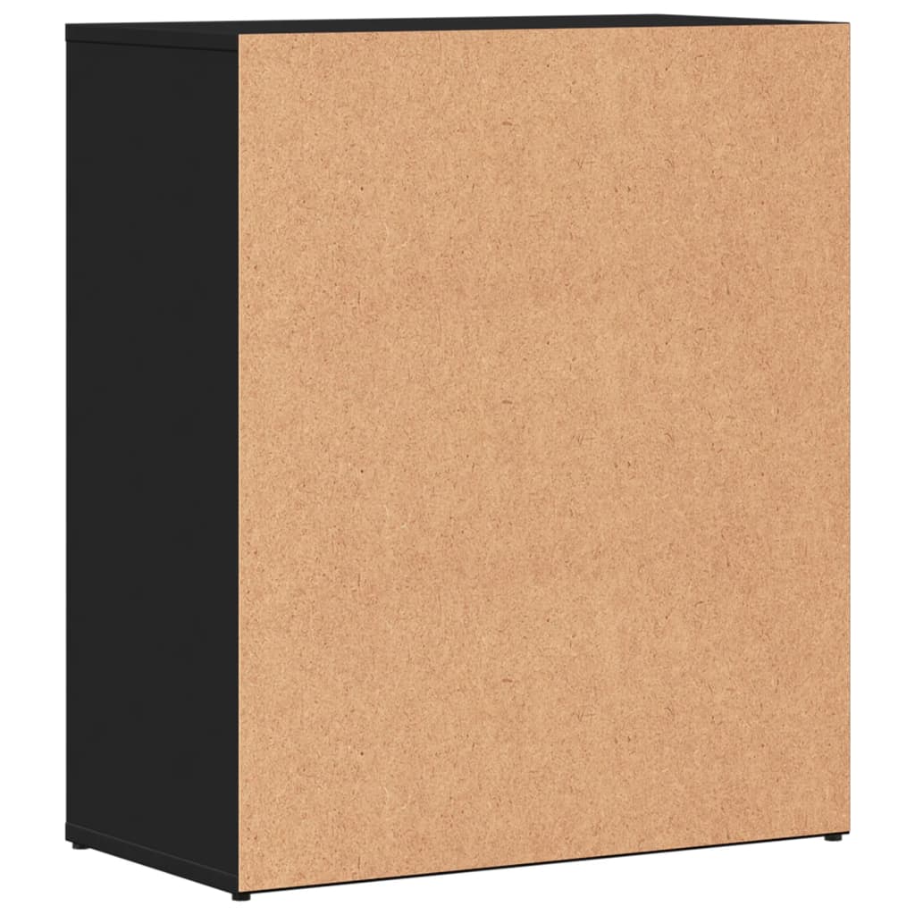 vidaXL Βοηθητικό Ντουλάπι Μαύρο 60x31x70 εκ. από Επεξεργασμένο Ξύλο