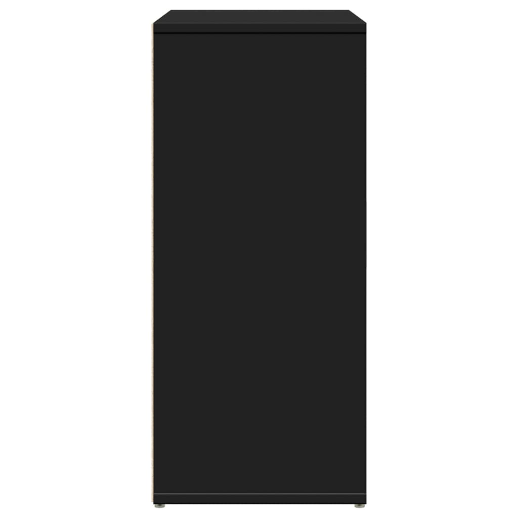 vidaXL Βοηθητικό Ντουλάπι Μαύρο 60x31x70 εκ. από Επεξεργασμένο Ξύλο