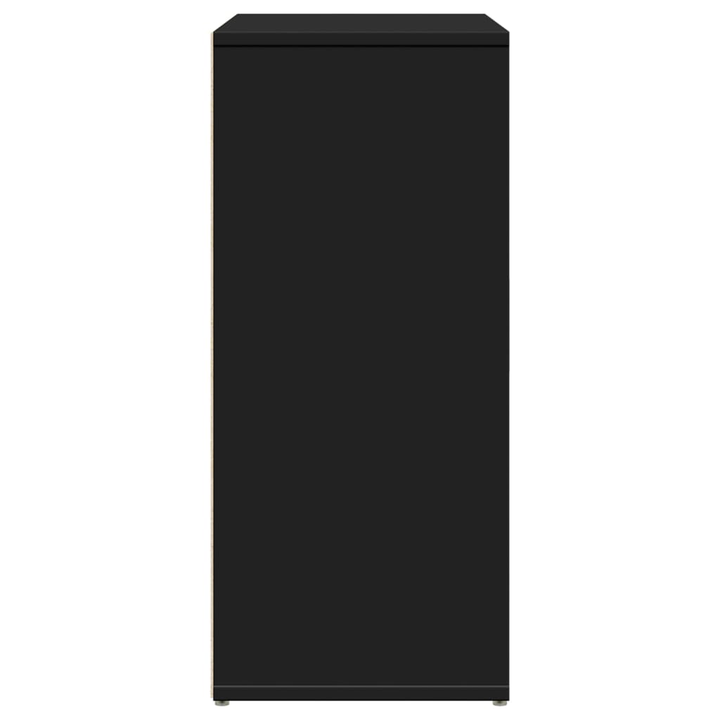 vidaXL Βοηθητικό Ντουλάπι Μαύρο 60x31x70 εκ. από Επεξεργασμένο Ξύλο