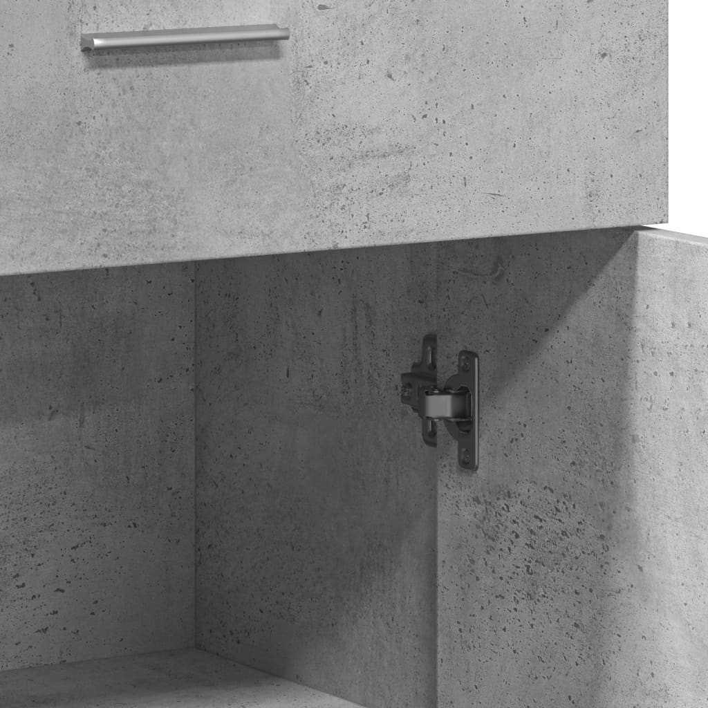 vidaXL Ντουλάπι Γκρι Σκυροδέματος 60x30x84 εκ. Επεξεργασμένο Ξύλο