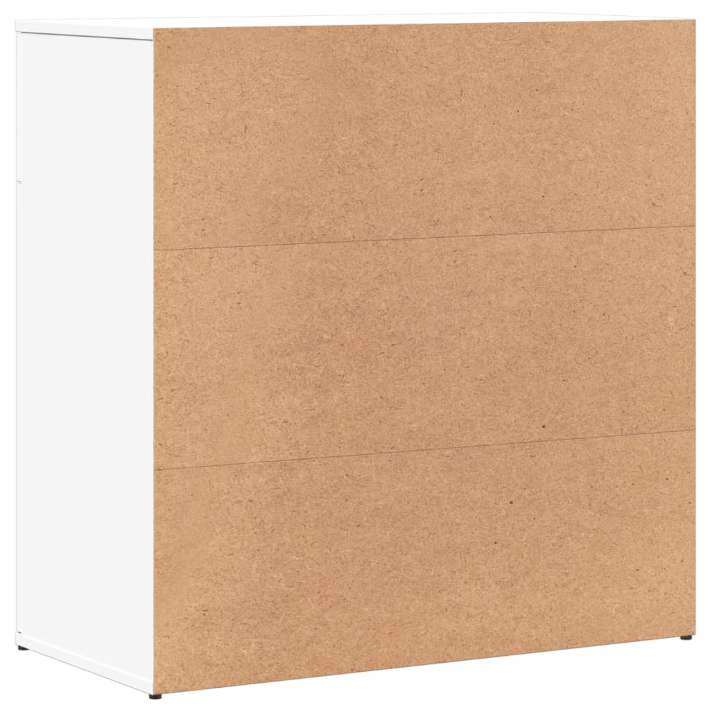 vidaXL Ραφιέρα Λευκή 79 x 38 x 80 εκ. από Επεξεργασμένο Ξύλο