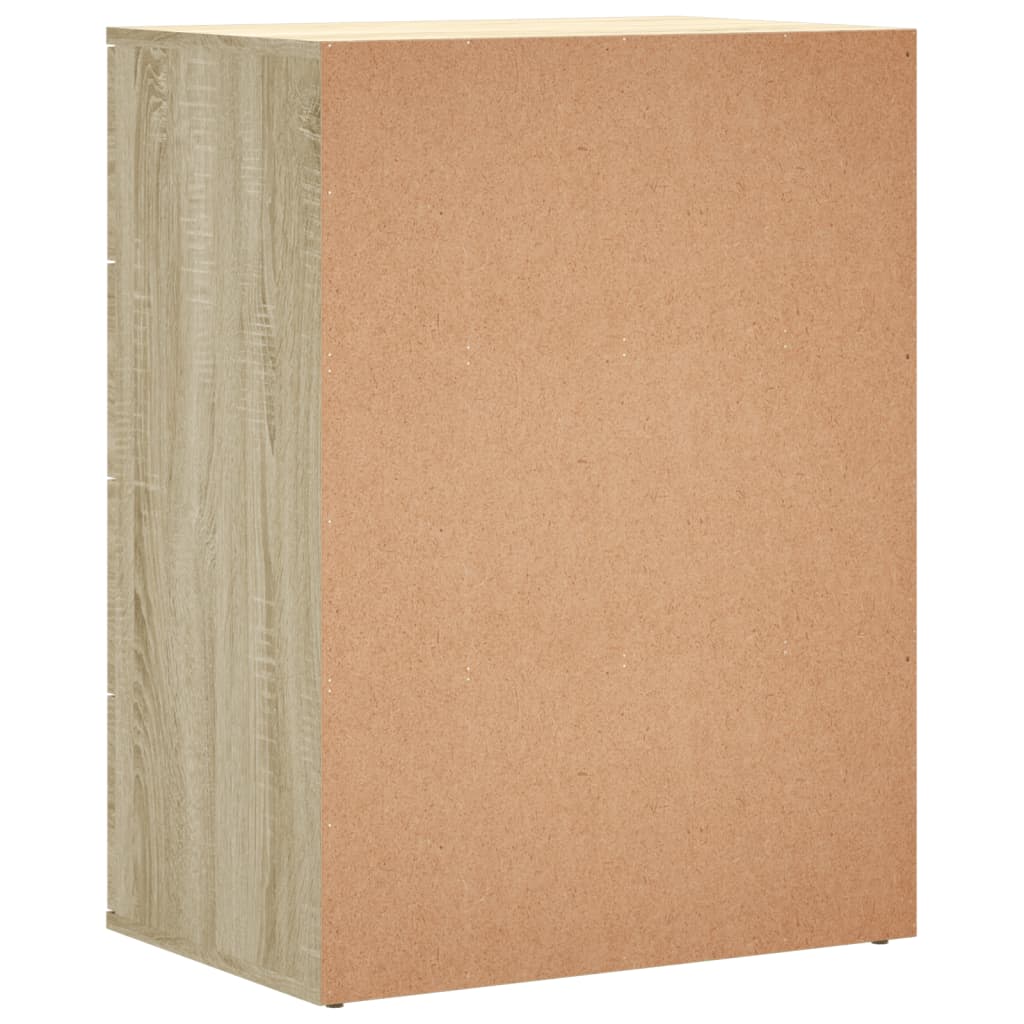 vidaXL Συρταριέρα Sonoma Δρυς 60x39x80 εκ. Επεξεργασμένο Ξύλο