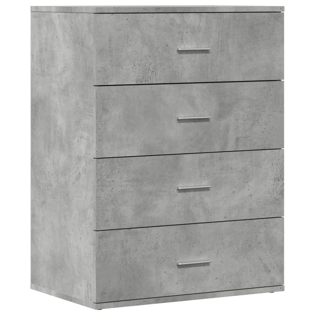 vidaXL Ντουλάπι Γκρι Σκυροδέματος 60x39x80 εκ. Επεξεργασμένο Ξύλο