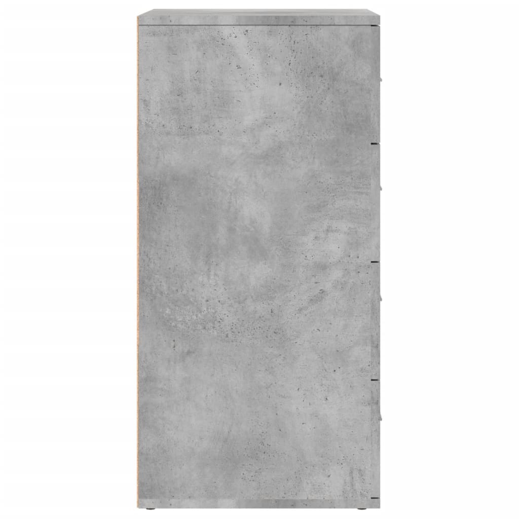 vidaXL Ντουλάπι Γκρι Σκυροδέματος 60x39x80 εκ. Επεξεργασμένο Ξύλο