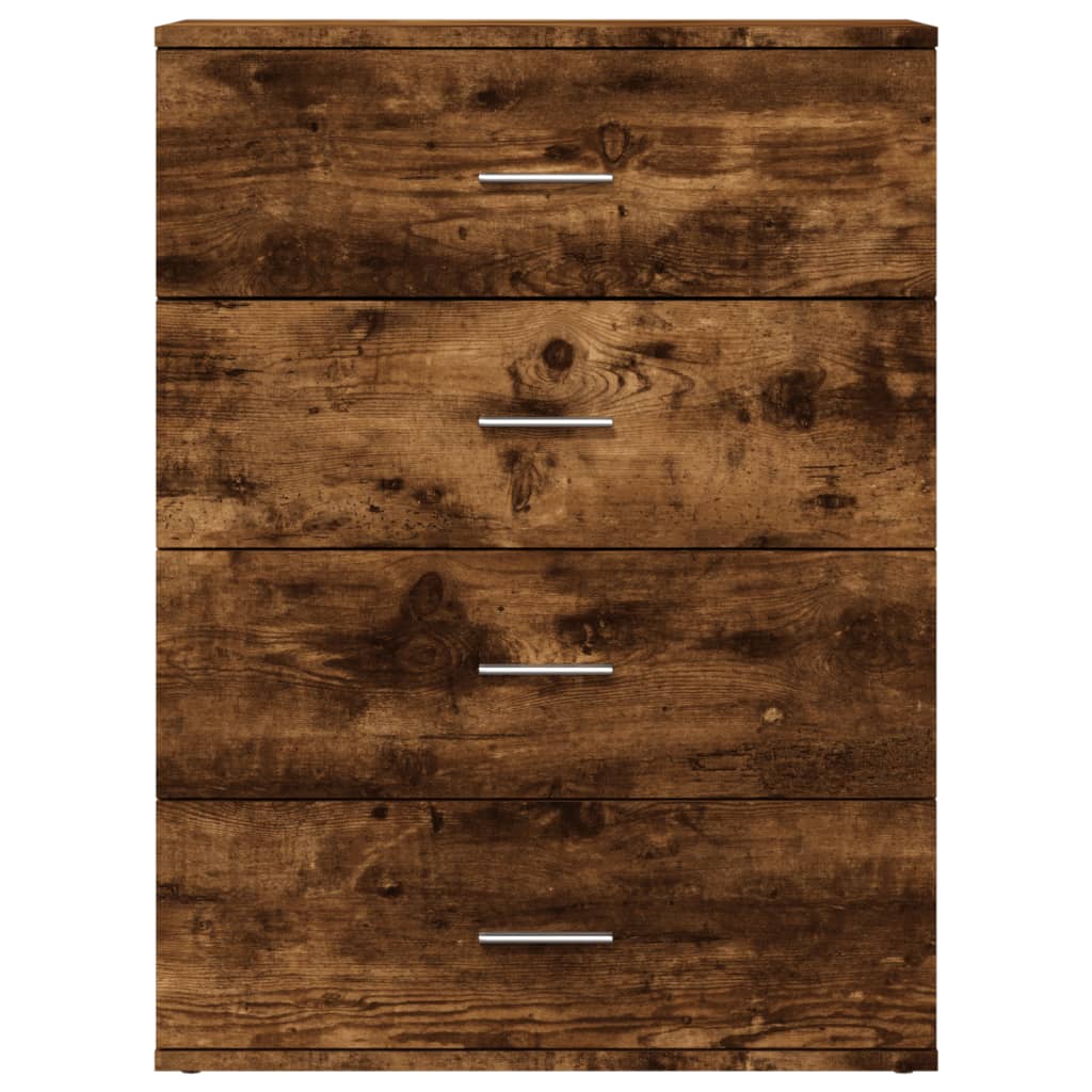 vidaXL Συρταριέρα Καπνιστή Δρυς 60 x 39 x 80 εκ. από Επεξεργ. Ξύλο