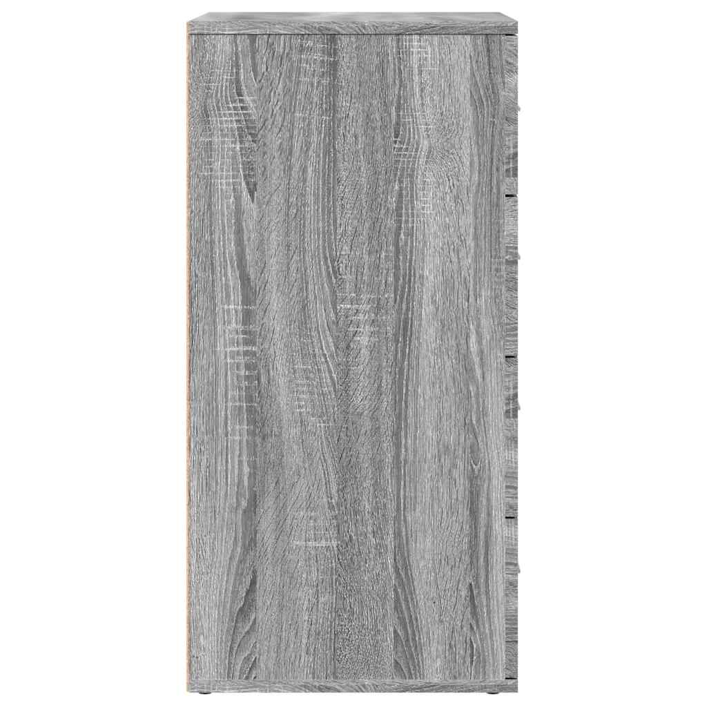 vidaXL Μπουφές Γκρι Sonoma 60x39x80 εκ. από Επεξεργασμένο Ξύλο