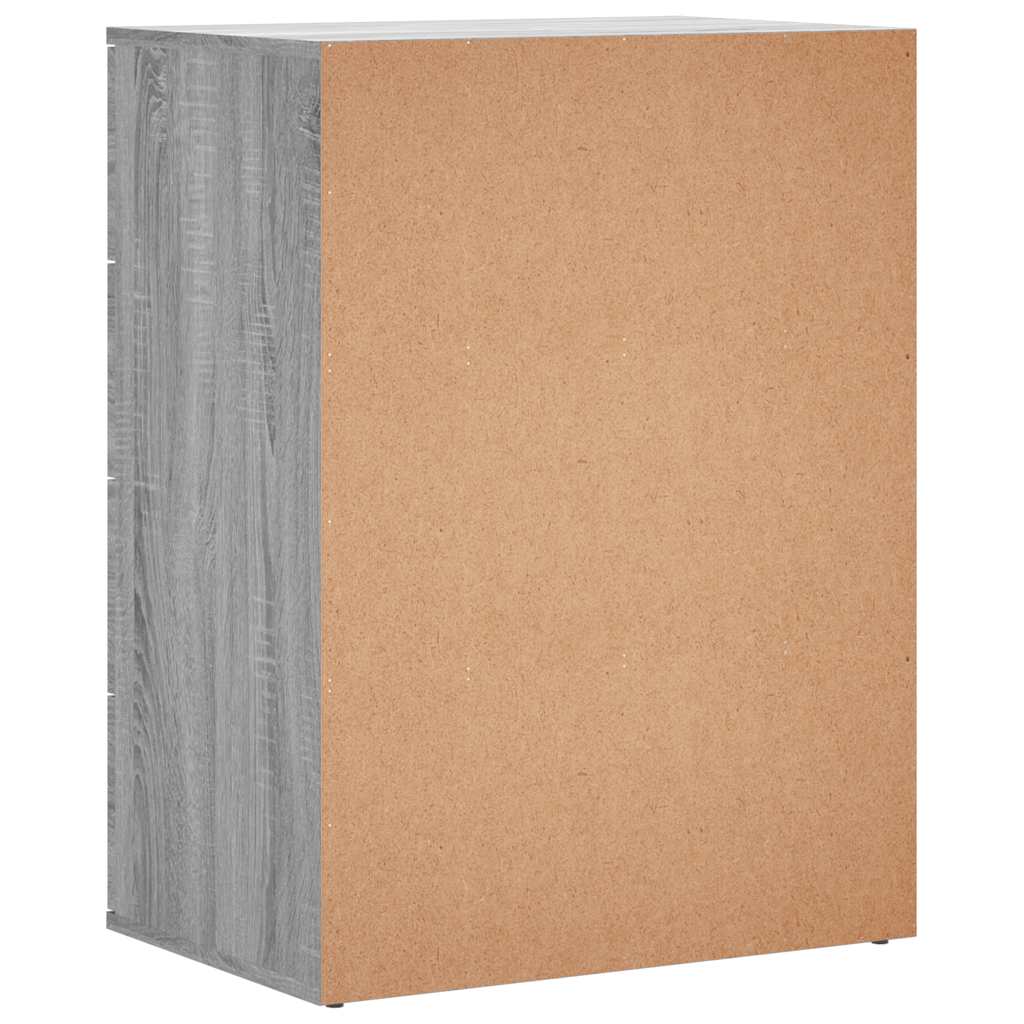 vidaXL Μπουφές Γκρι Sonoma 60x39x80 εκ. από Επεξεργασμένο Ξύλο