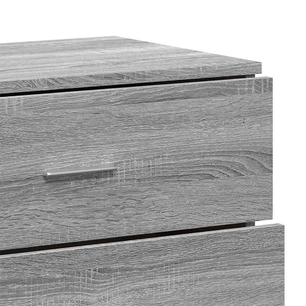 vidaXL Μπουφές Γκρι Sonoma 60x39x80 εκ. από Επεξεργασμένο Ξύλο
