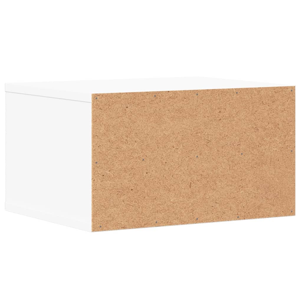 vidaXL Βάση Εκτυπωτή Λευκή 40x32x22,5 εκ. από Επεξεργασμένο Ξύλο