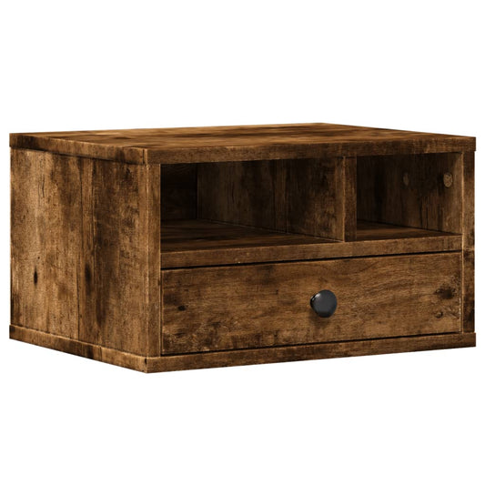 vidaXL Βάση Εκτυπωτή Καπνιστή Δρυς 40x32x22,5 εκ. Επεξεργασμένο Ξύλο