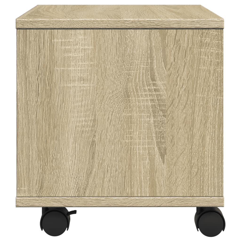 vidaXL Βάση Εκτυπωτή με Ρόδες Sonoma Δρυς 41x32x34,5 εκ.