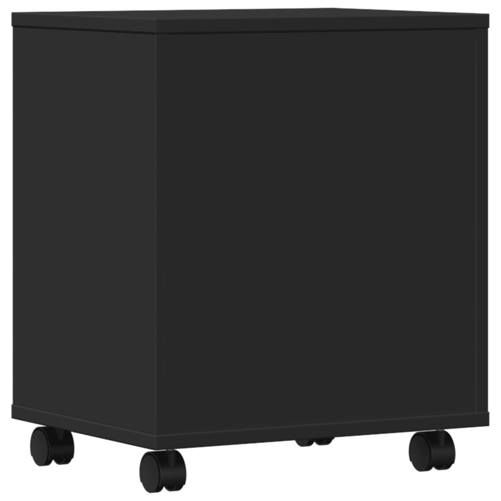 vidaXL Βάση Εκτυπωτή με Ρόδες Μαύρο 41 x 32 x 48 εκ.