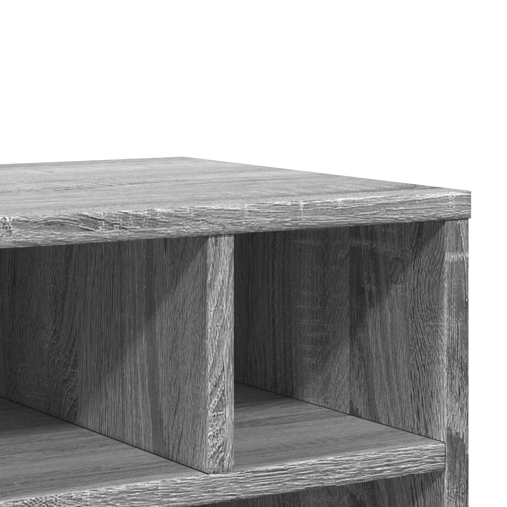 vidaXL Βάση Εκτυπωτή με Ρόδες Γκρι Sonoma 41 x 32 x 48 εκ.