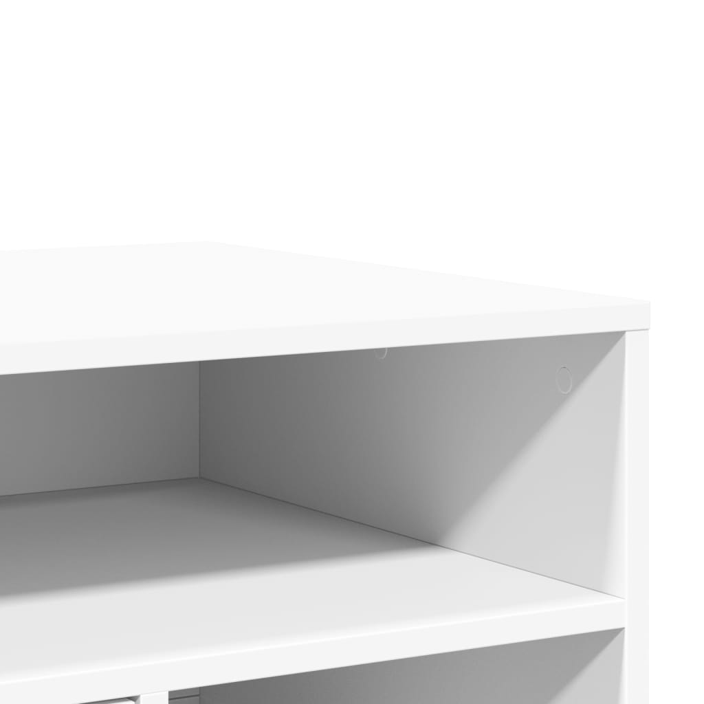 vidaXL Βάση Εκτυπωτή με Ρόδες Λευκή 60x50x67 εκ.