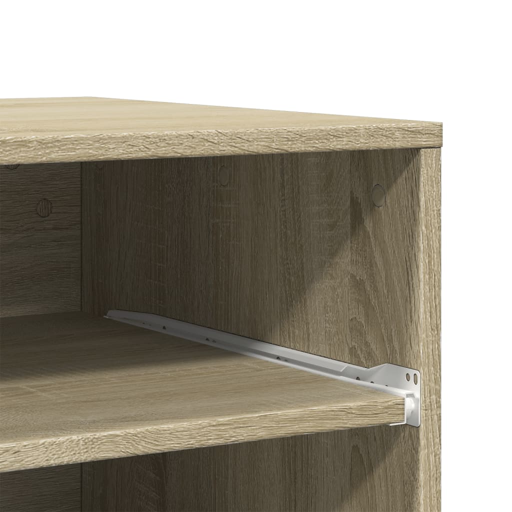 vidaXL Βάση Εκτυπωτή με Ρόδες Sonoma Δρυς 60x48x74 εκ.