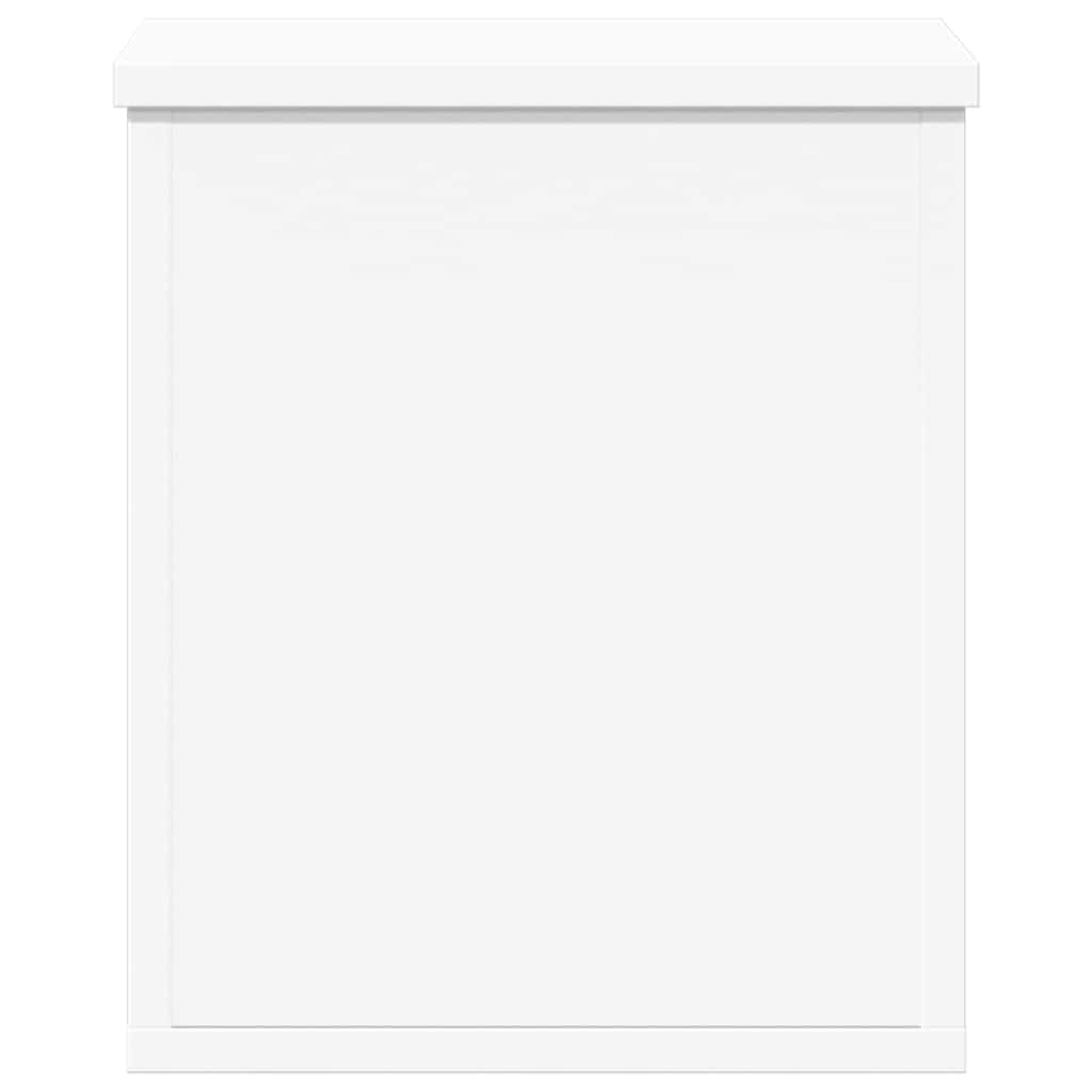 vidaXL Κουτί Αποθήκευσης Λευκό 30 x 35 x 35 εκ. από Επεξεργασμένο Ξύλο