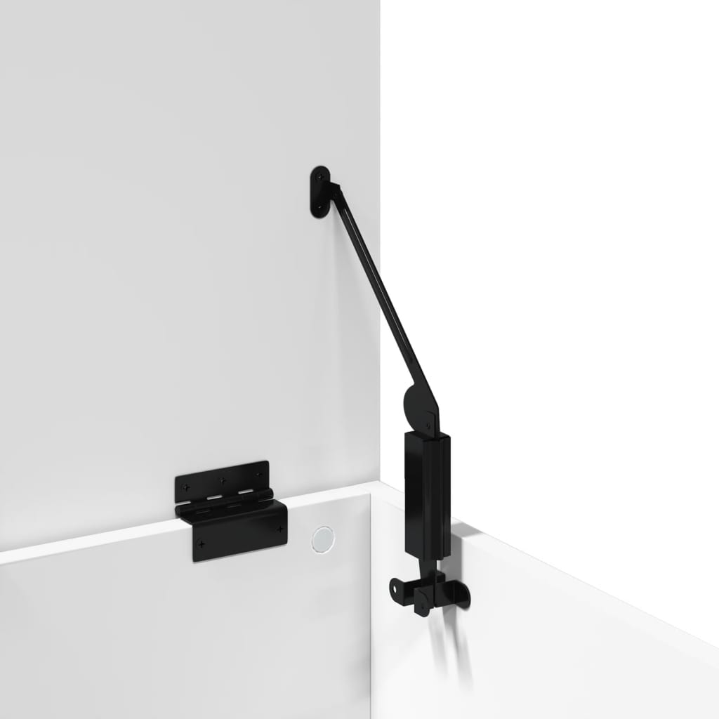 vidaXL Κουτί Αποθήκευσης Λευκό 60x35x35 εκ. από Επεξεργασμένο Ξύλο