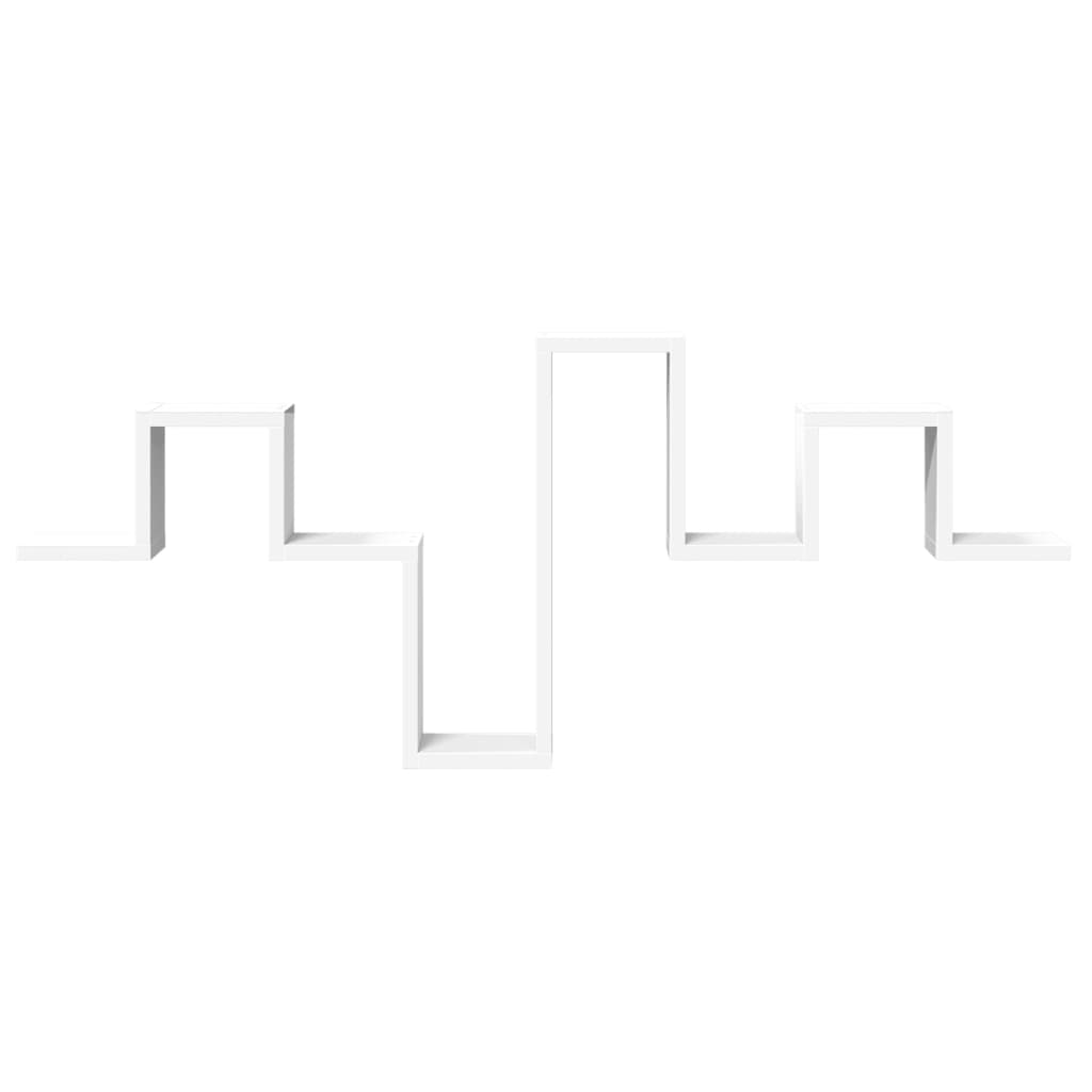 vidaXL Ράφι Τοίχου Λευκό 104,5x10x43 εκ. από Επεξεργασμένο Ξύλο