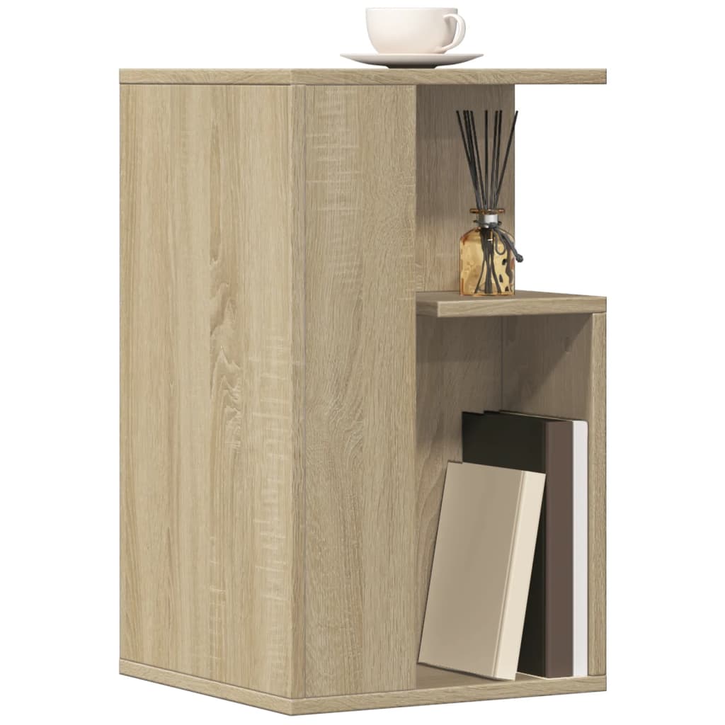 vidaXL Βοηθητικό Τραπέζι Sonoma Δρυς 35x35x60 εκ. Επεξεργασμένο Ξύλο