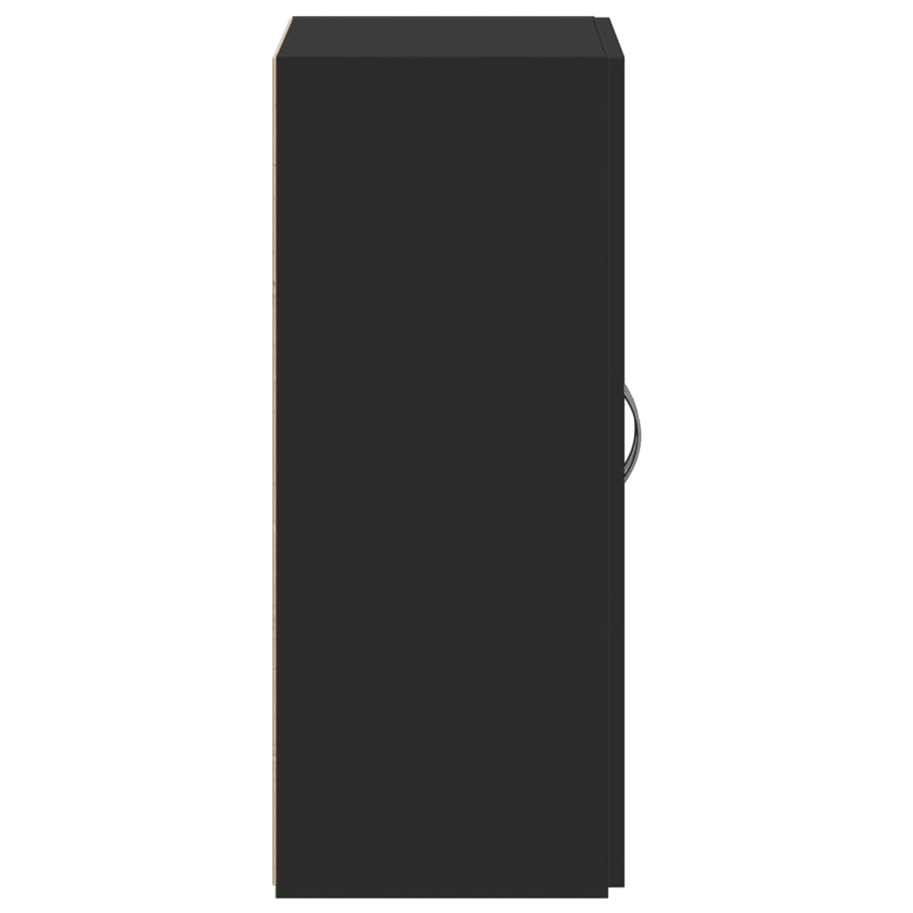 vidaXL Αρχειοθήκη Μαύρη 60 x 32 x 77,5 εκ. από Επεξεργασμένο Ξύλο