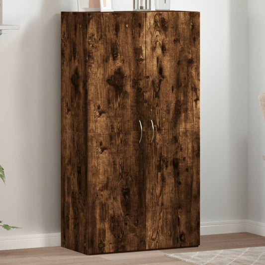 vidaXL Αρχειοθήκη Καπνιστή Δρυς 60x32x115 εκ. Επεξ. Ξύλο
