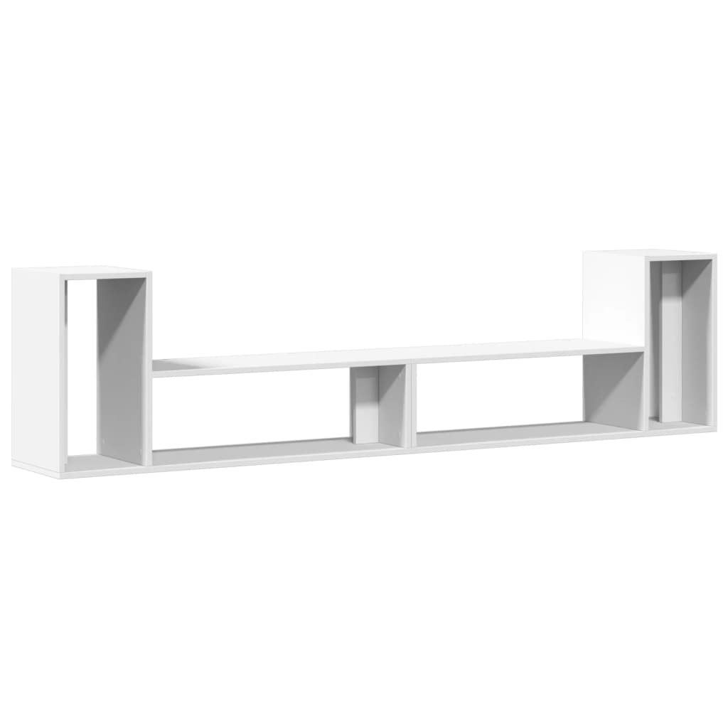 vidaXL Έπιπλα Τηλεόρασης 2 τεμ. Λευκά 100x30x50 εκ. Επεξεργασμένο Ξύλο