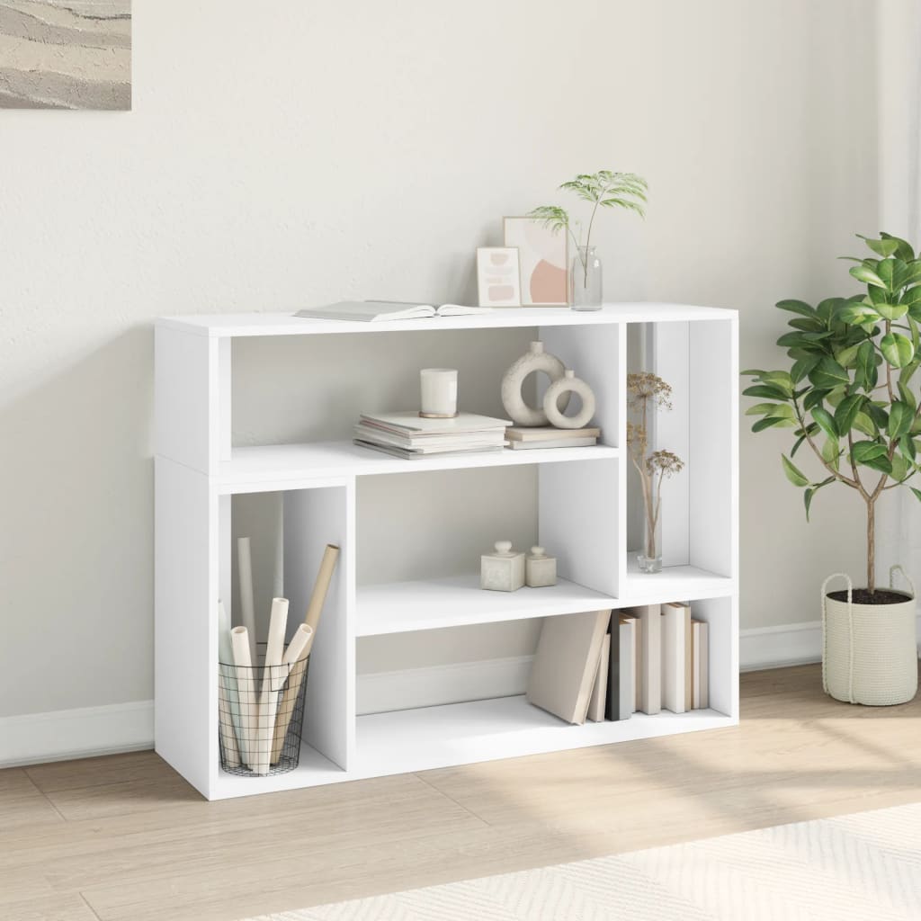 vidaXL Έπιπλα Τηλεόρασης 2 τεμ. Λευκά 100x30x50 εκ. Επεξεργασμένο Ξύλο