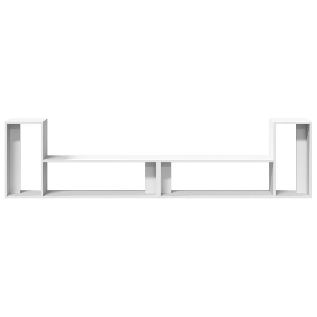 vidaXL Έπιπλα Τηλεόρασης 2 τεμ. Λευκά 100x30x50 εκ. Επεξεργασμένο Ξύλο