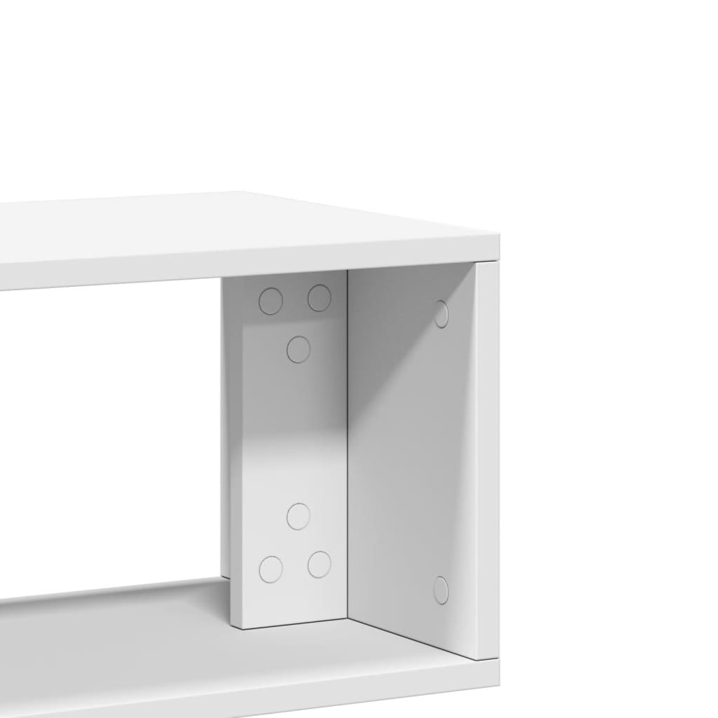 vidaXL Έπιπλα Τηλεόρασης 2 τεμ. Λευκά 100x30x50 εκ. Επεξεργασμένο Ξύλο