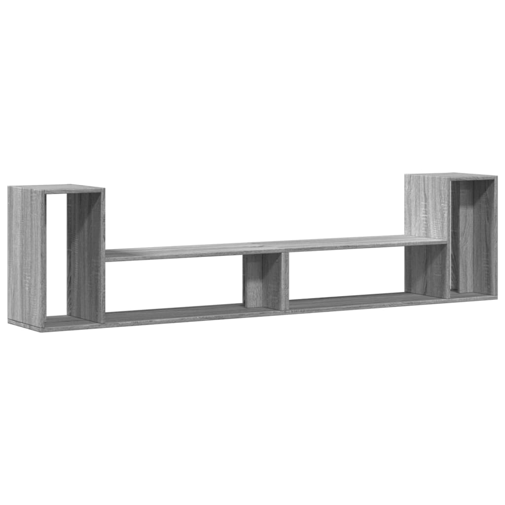 vidaXL Έπιπλα Τηλεόρασης 2 τεμ. Γκρι Sonoma 100x30x50 εκ. Επεξ. Ξύλο