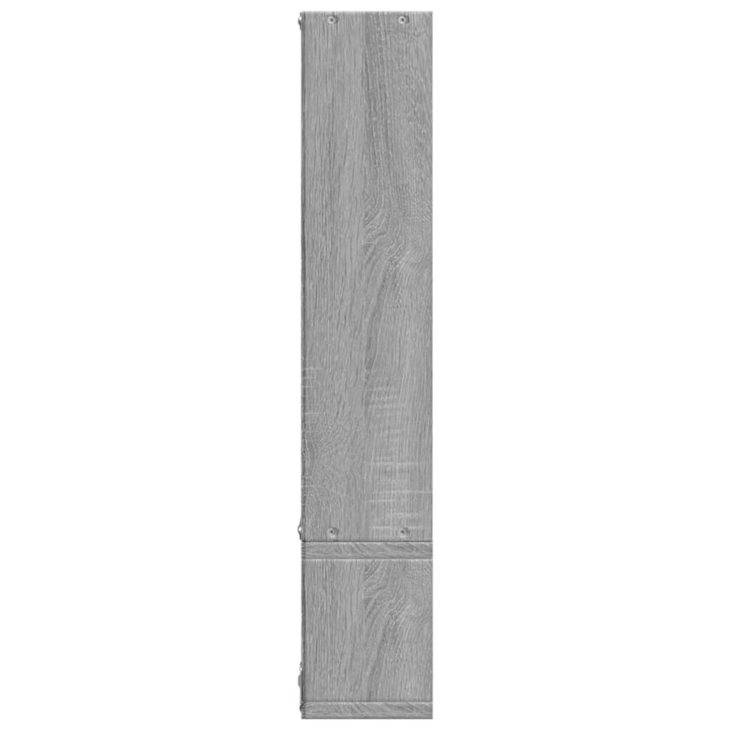 vidaXL Ραφιέρα Τοίχου Γκρι Sonoma 96x12x64 εκ. Επεξεργασμένο Ξύλο