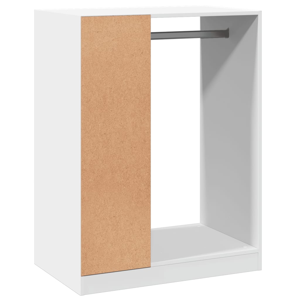 vidaXL Ντουλάπα Λευκή 77 x 48 x 102 εκ. από Επεξεργασμένο Ξύλο