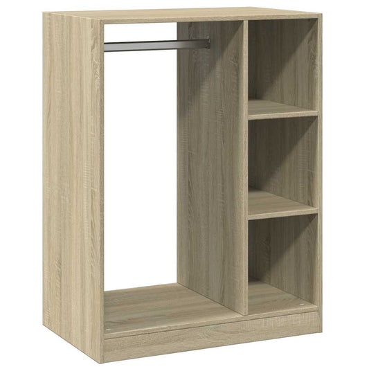 vidaXL Ντουλάπα Χρώμα Sonoma Δρυς 77 x 48 x 102 εκ. Επεξεργασμένο Ξύλο