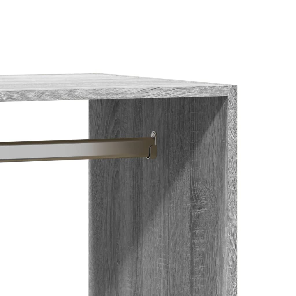 vidaXL Ντουλάπα Γκρι Sonoma 77x48x102 εκ. από Επεξεργασμένο Ξύλο