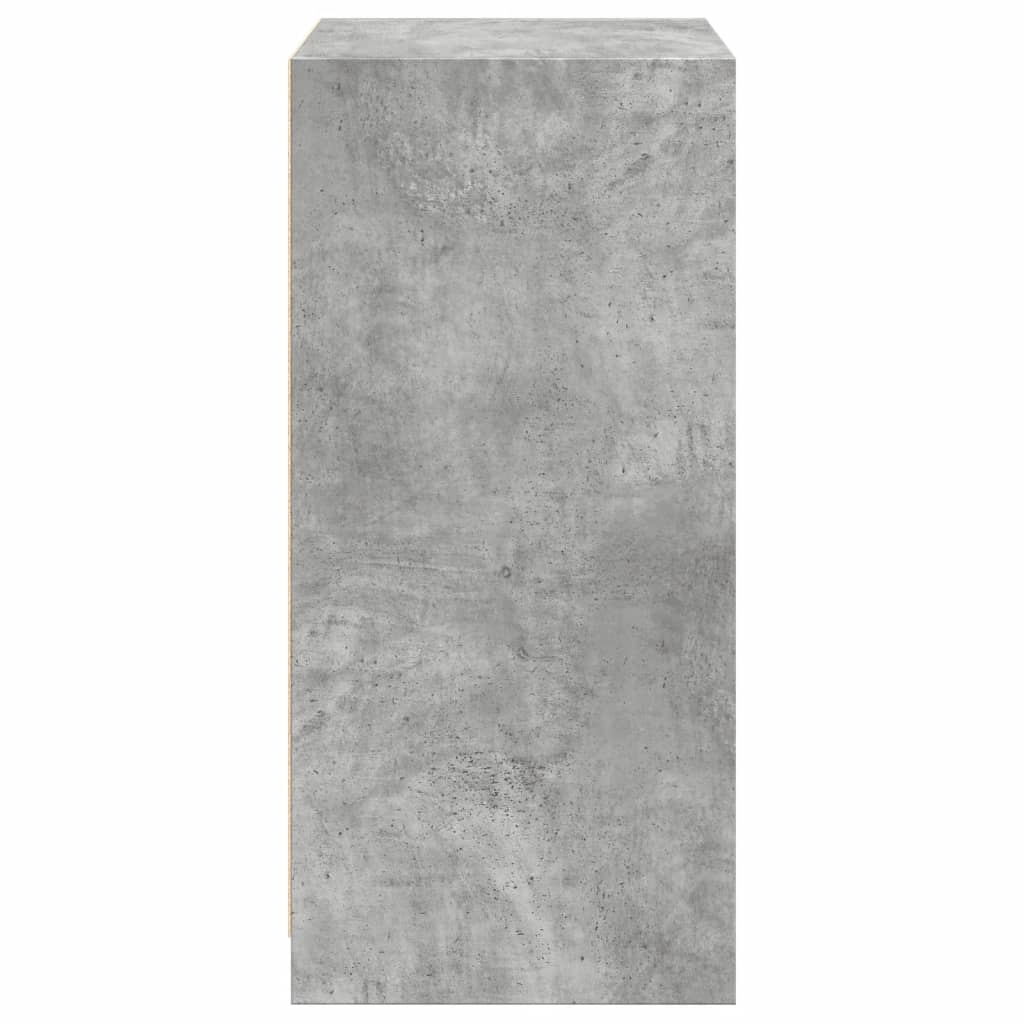 vidaXL Ντουλάπα Γκρι Σκυροδέματος 48x41x102 εκ. από Επεξεργασμένο Ξύλο