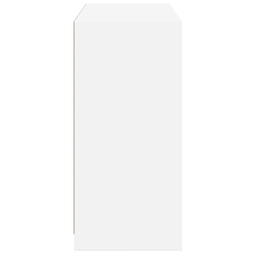 vidaXL Ντουλάπα Λευκή 77 x 48 x 102 εκ. από Επεξεργασμένο Ξύλο