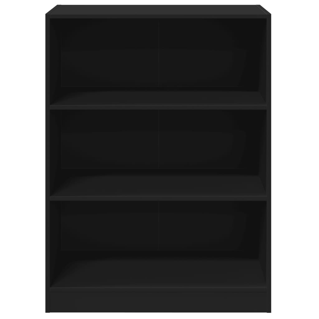vidaXL Ντουλάπα Μαύρη 77 x 48 x 102 εκ. από Επεξεργασμένο Ξύλο