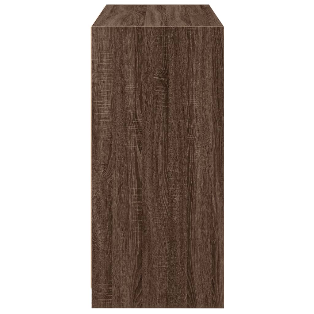 vidaXL Ντουλάπα Καφέ Δρυς 77 x 48 x 102 εκ. από Επεξεργασμένο Ξύλο
