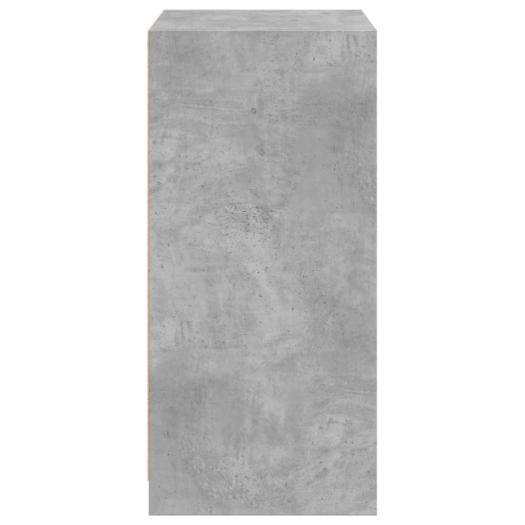 vidaXL Ντουλάπα Γκρι Σκυροδέματος 48x41x102 εκ. από Επεξεργασμένο Ξύλο